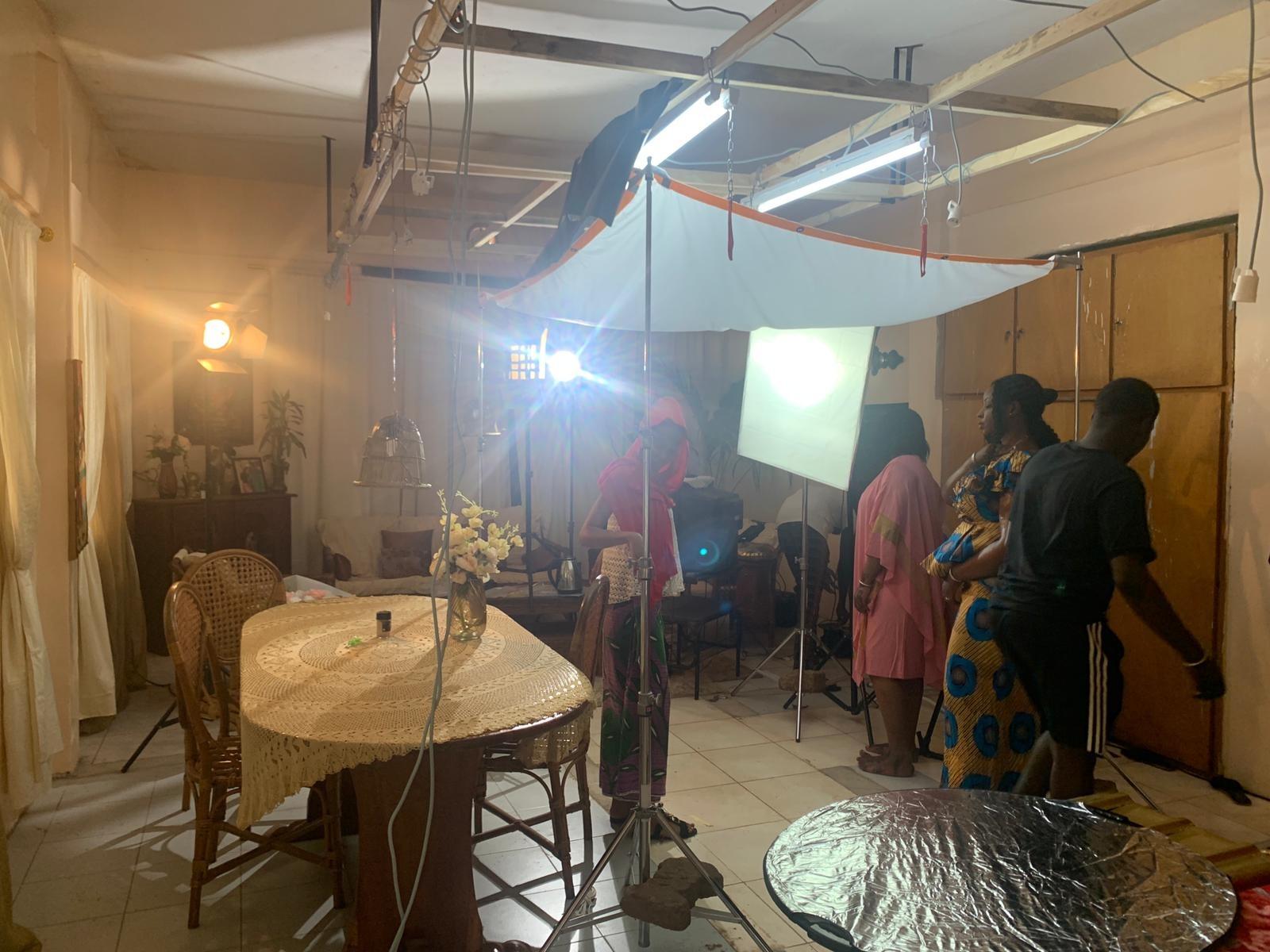 Mariam Coulibaly et Kadidia sur le tournage